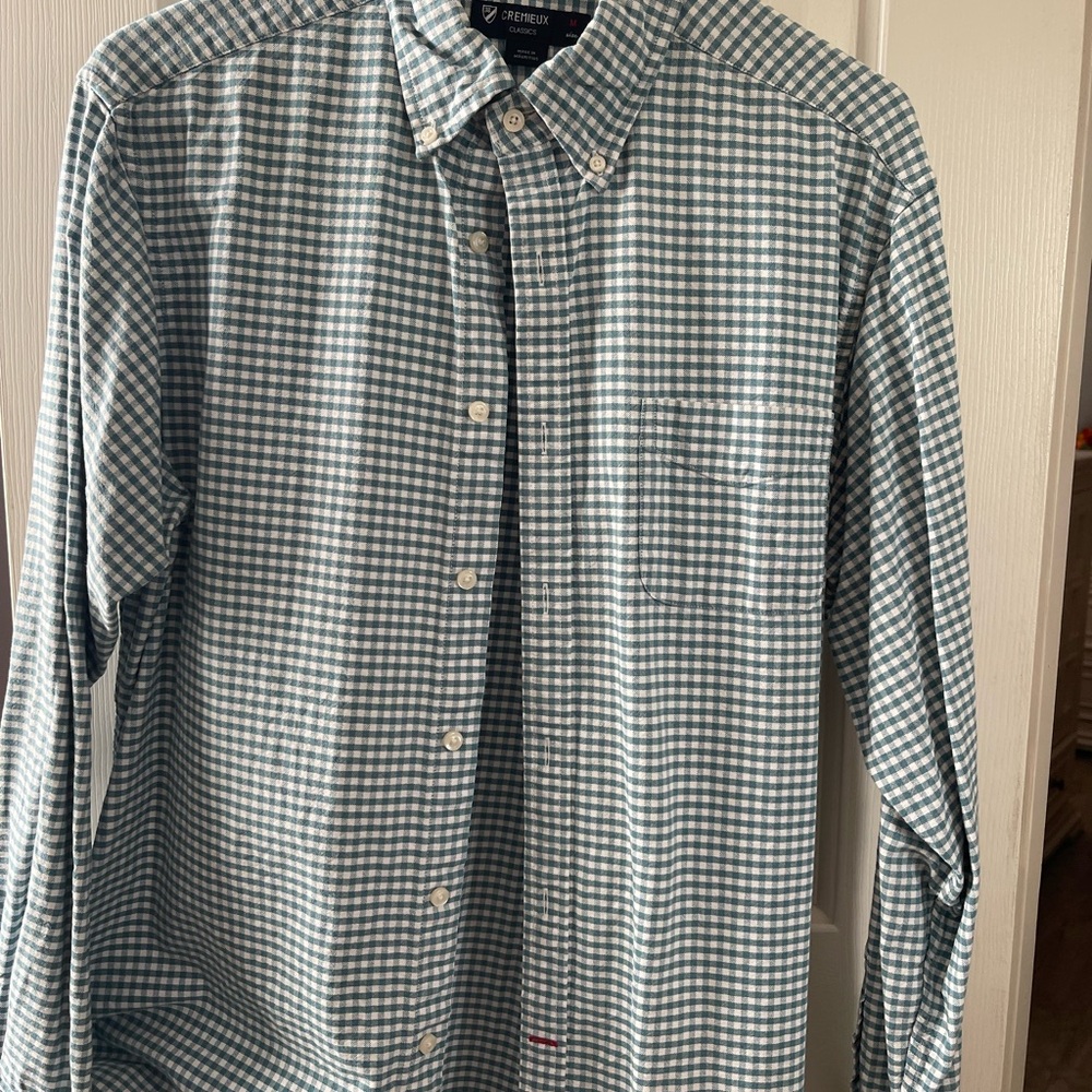 Daniel Cremieux Green Casual Button Down Shirt